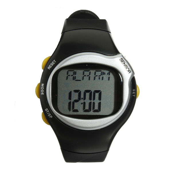 

ECG Sensor Pulse Heart Rate Monitor Calories Counter Fitness Wrist Watch Alarm Chronograph